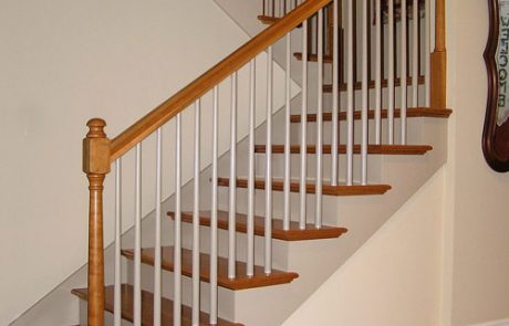 Post to Post Two-tone Staircase